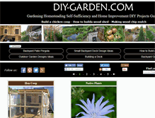 Tablet Screenshot of diy-garden.com